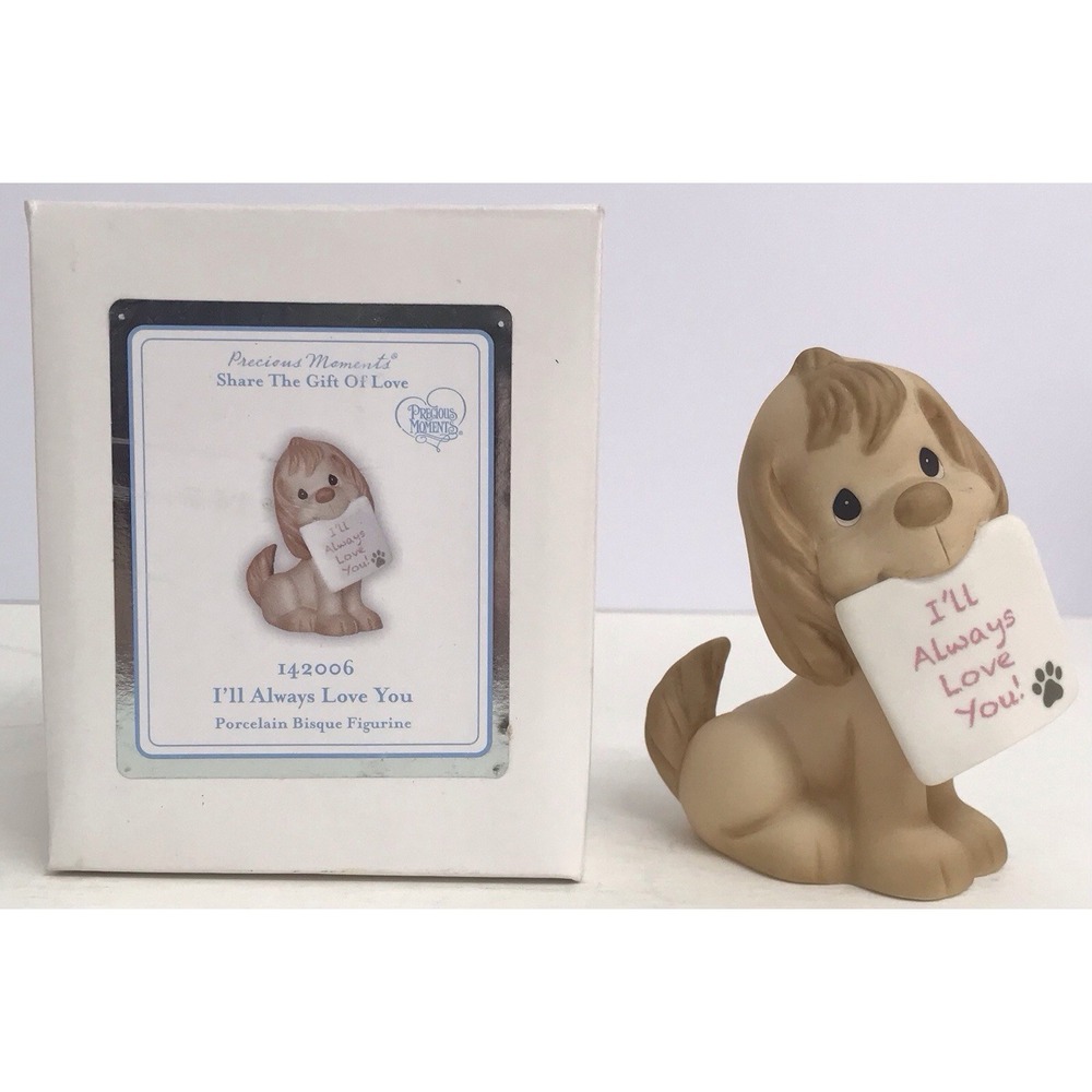 Precious Moments I'll Always Love You 142006 Puppy Dog Figurine